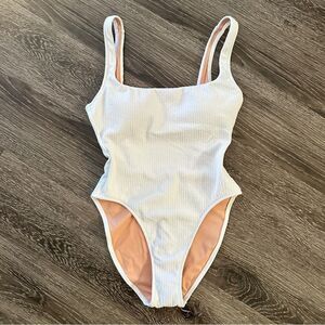 NWT J. Crew White One Piece Swimsuit